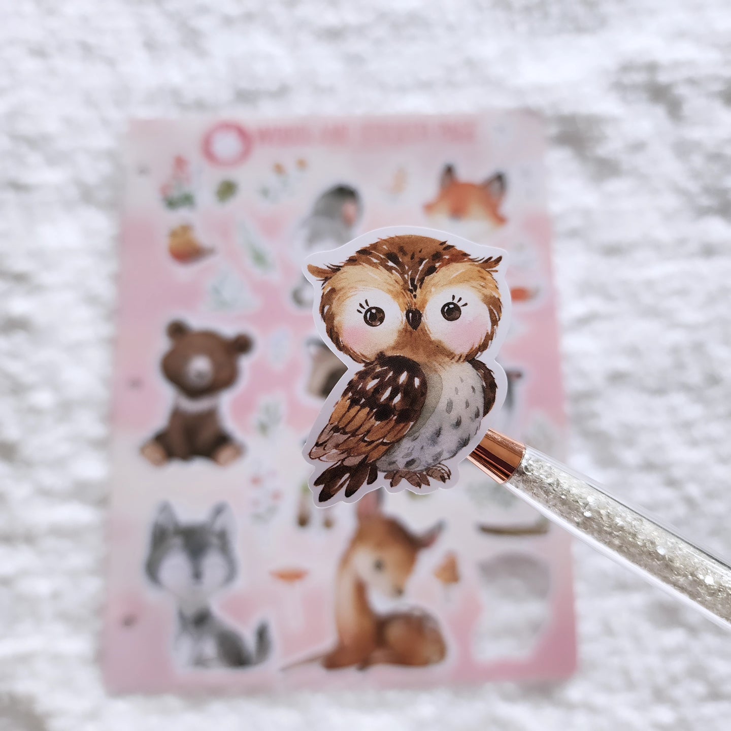 Woodland Large Sticker Sheet