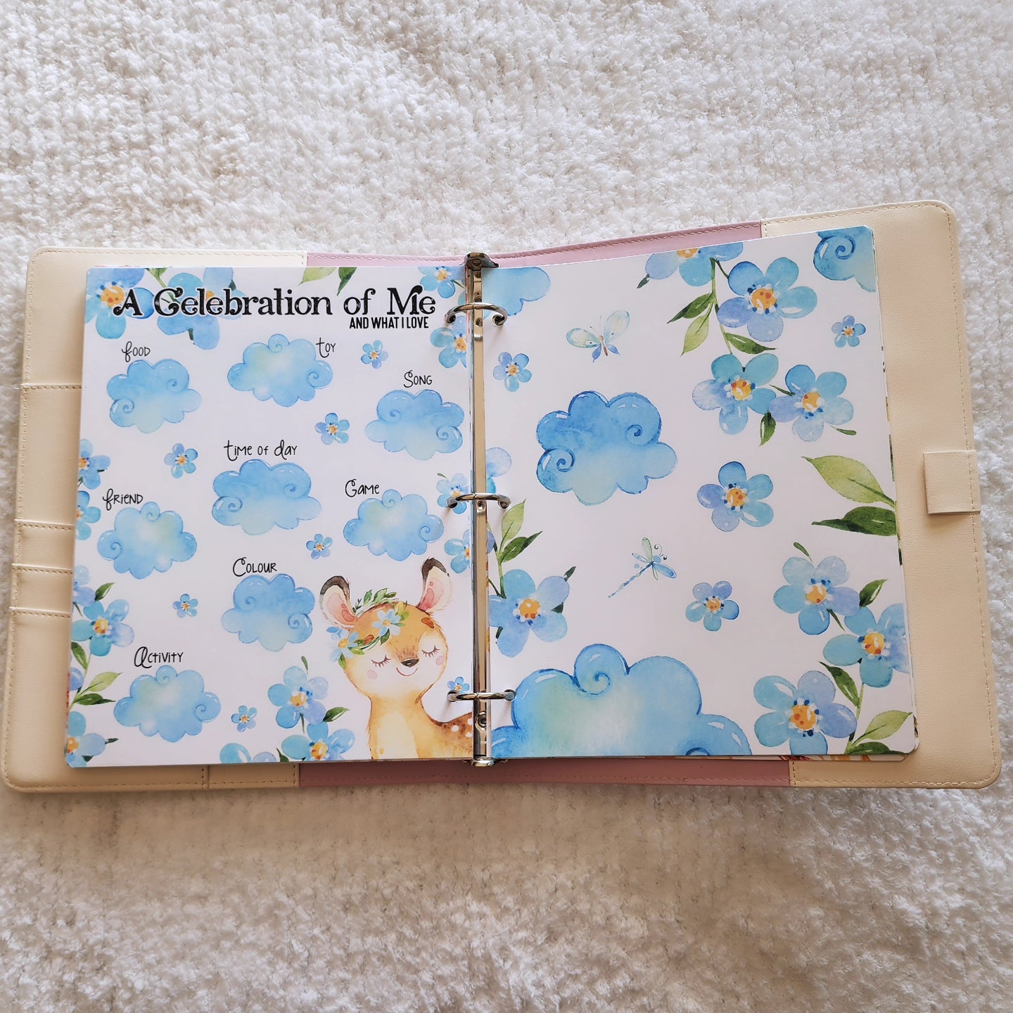 DIGITAL Woodland Baby Memory Book