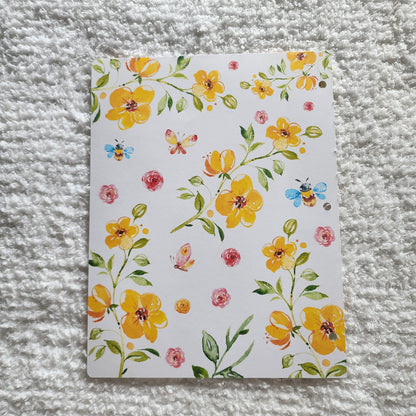 Yellow Flower Scrapbook Page