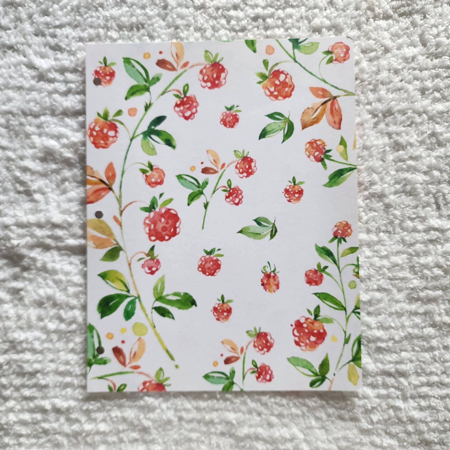 Berry Scrapbook Page