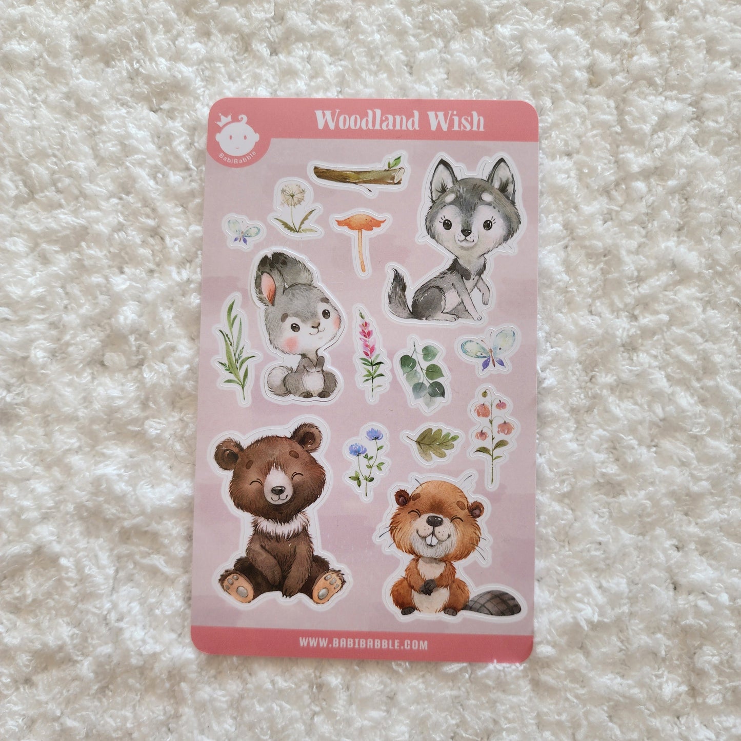 Woodland Pocket Stickers