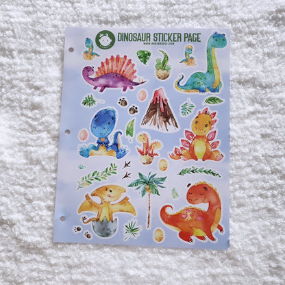Dinosaur Large Sticker Sheets