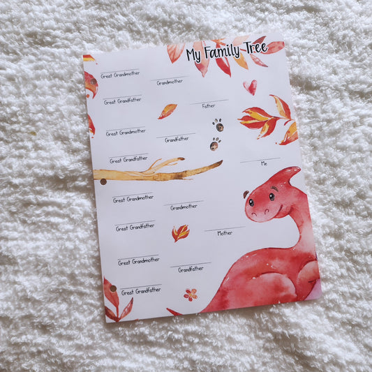 Dinosaur Family Tree Add-n